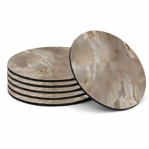 Luxe vinyl onderzetters - Golden Sand