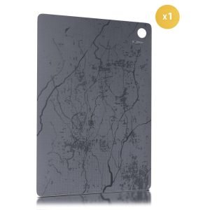 Inductie Beschermer  Elegant Grijs – 1 Stuk 24x34 cm